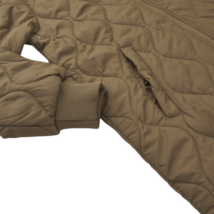 Etirel Sarah Quilted jakke Brun