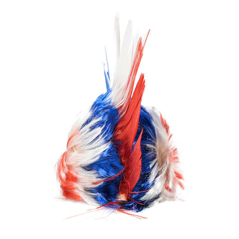 Perruque 'Allez les bleus'