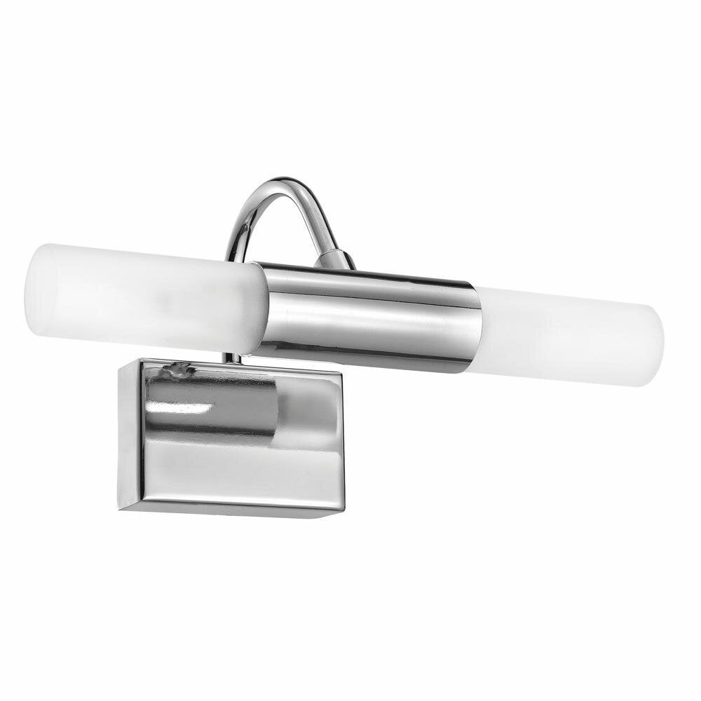 Dritto spiegellamp in wit en chroom G9 2-lichts IP44