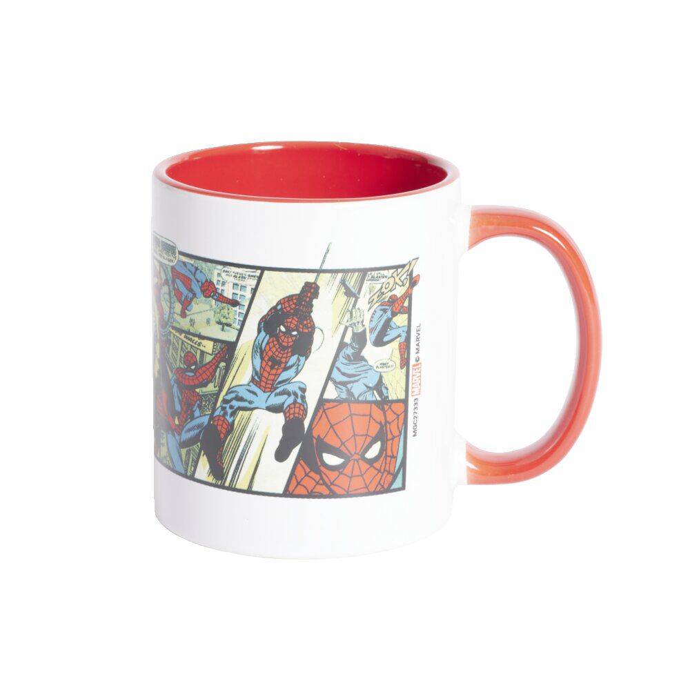 Mug Spiderman Marvel BD blanc et rouge 315ml
