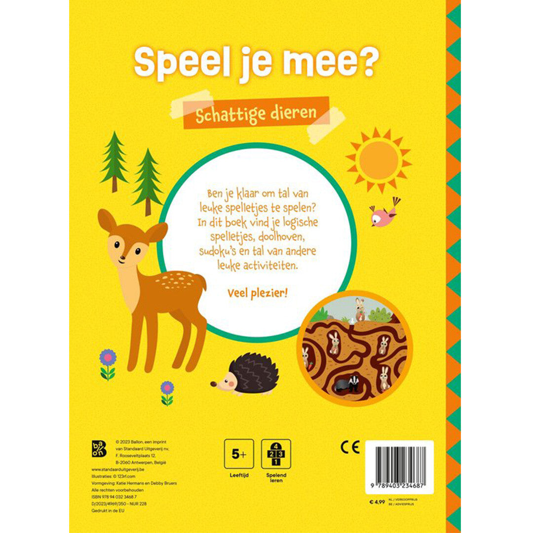 Uitgeverij ballon schattige dieren