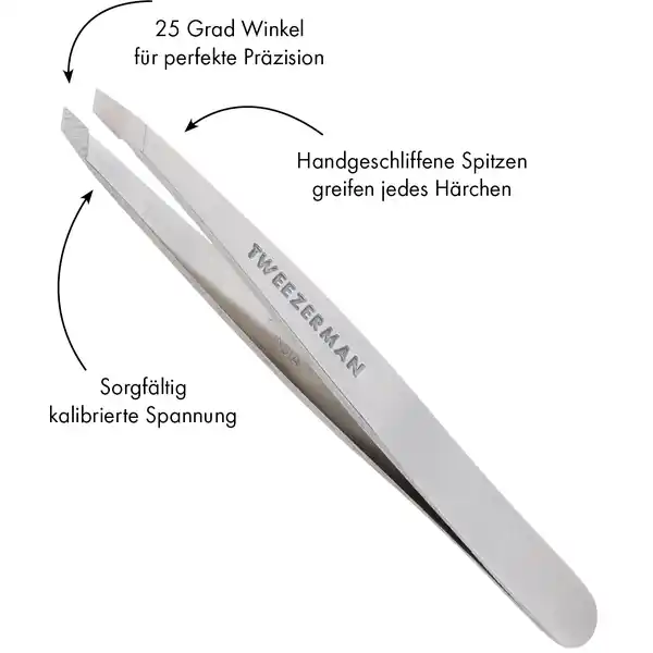 Slant Tweezer - Schräge Pinzette, Silver