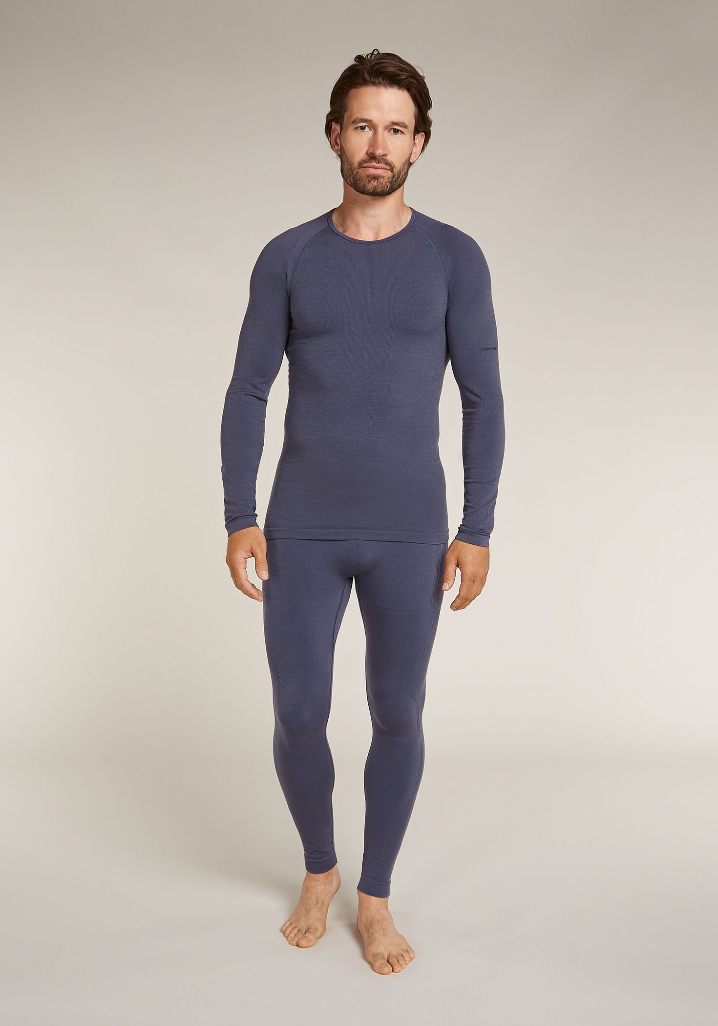 Icebreaker Herren-Leggings 260 ZoneKnit™ Seamless Tights Graphite