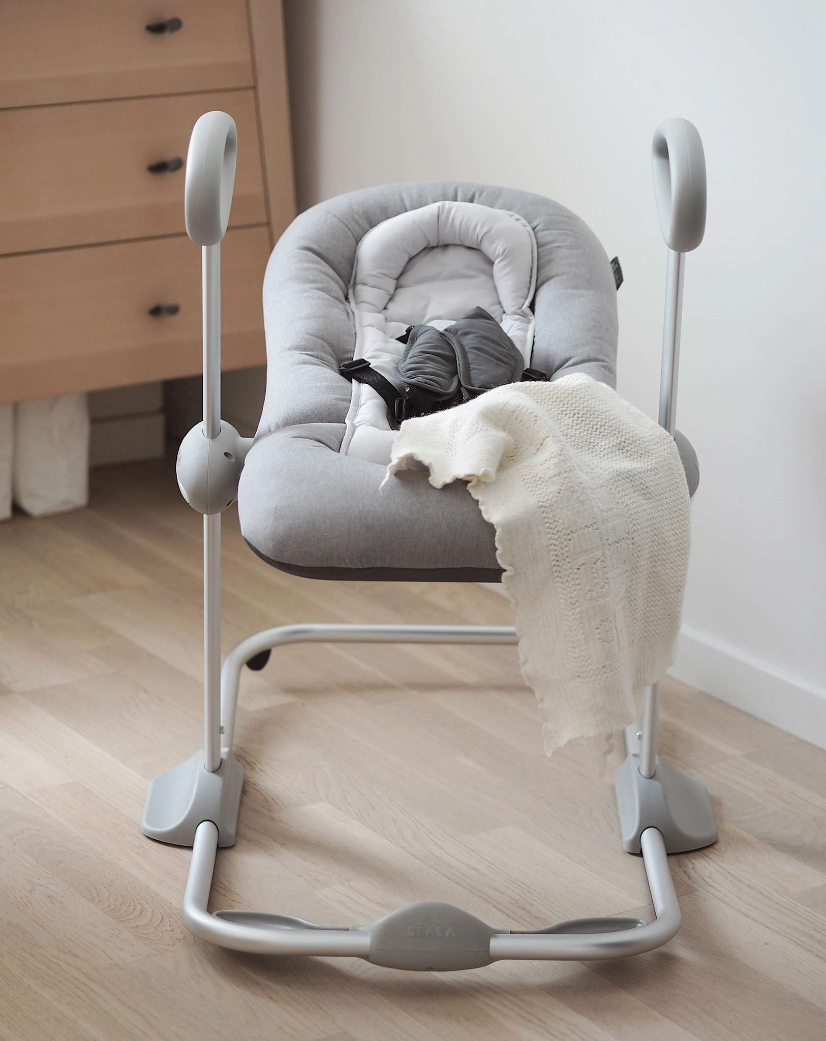 Babywippe UP&DOWN III in heather grey