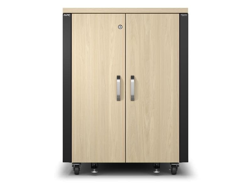 APC Netzwerkschrank NetShelter CX AR4017IA Soundproof 17HE APC NetShelter Soundproof Serverschrank, 17HE, 230V, 1000H x 750W x 1134D mm, Ahorn
