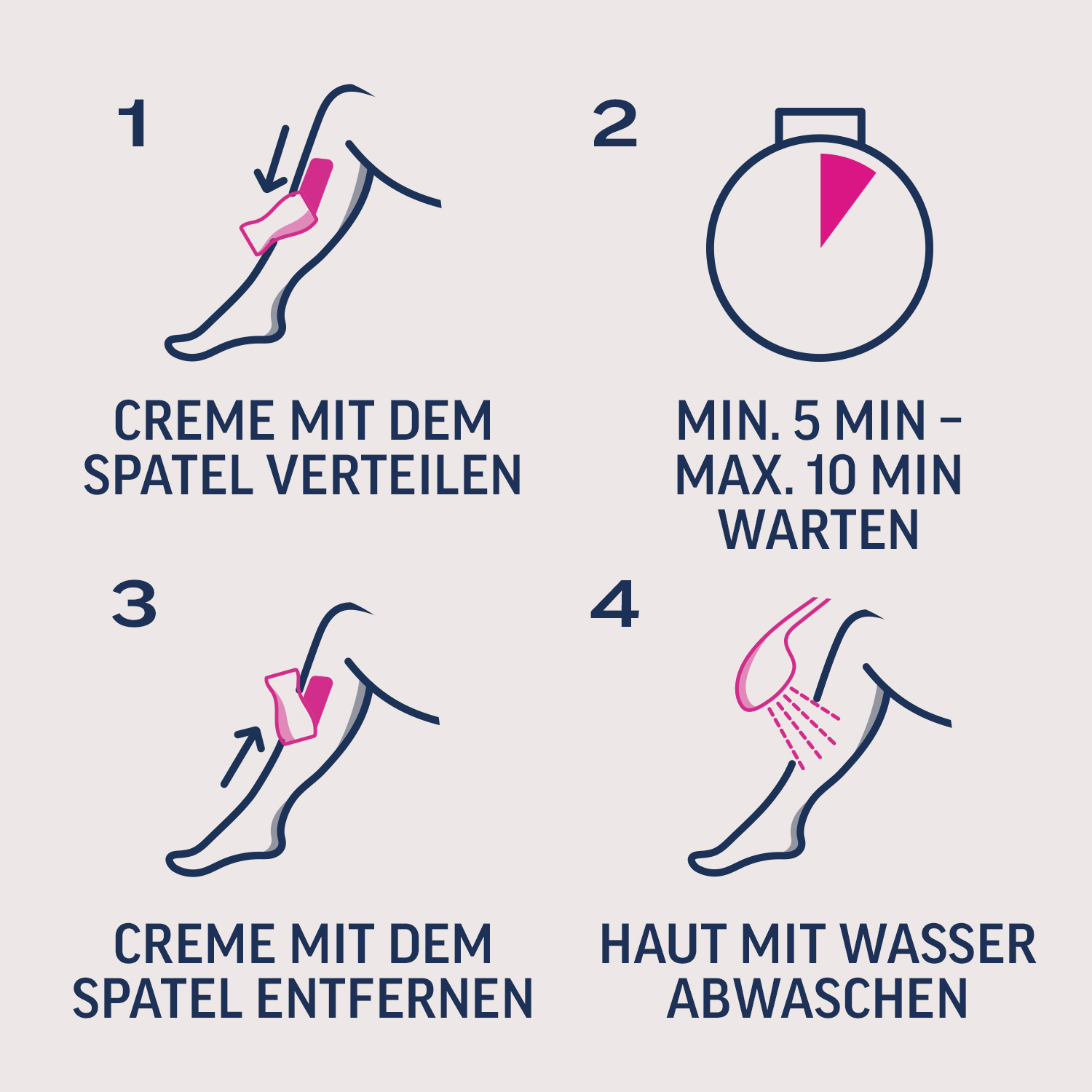 (100ml) Pure Haarentfernungscreme Körper & Beine Trockene Haut (3113283)