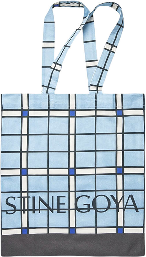 Stine Goya Cotton Tote, 2285 Tote Bags Window check