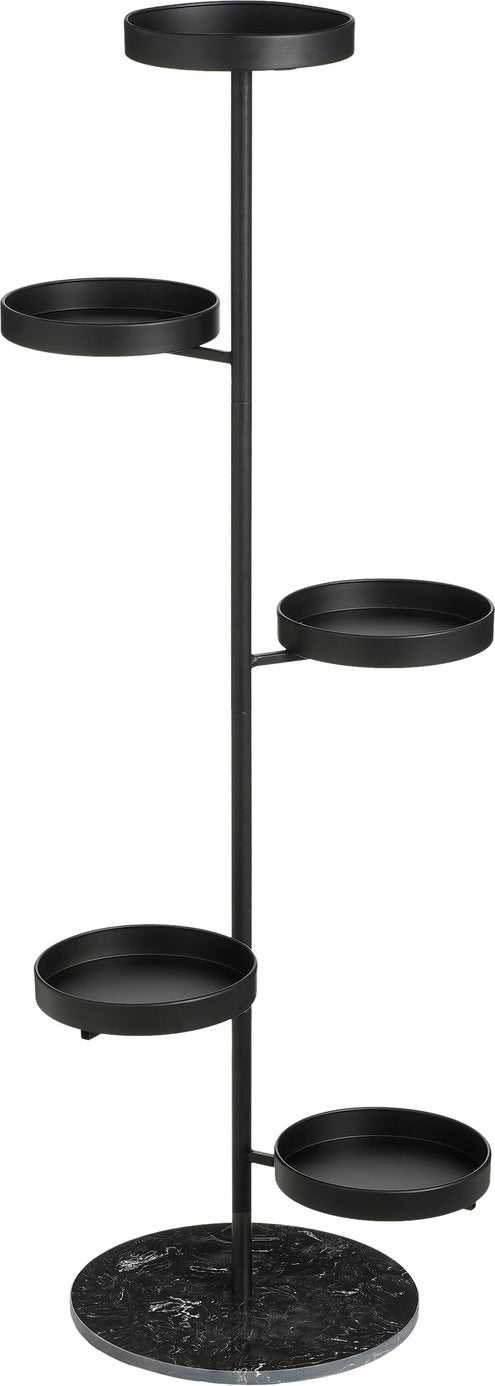 Mica Decorations bijzettafel Brutus zwart 48 x 43 x 120 cm