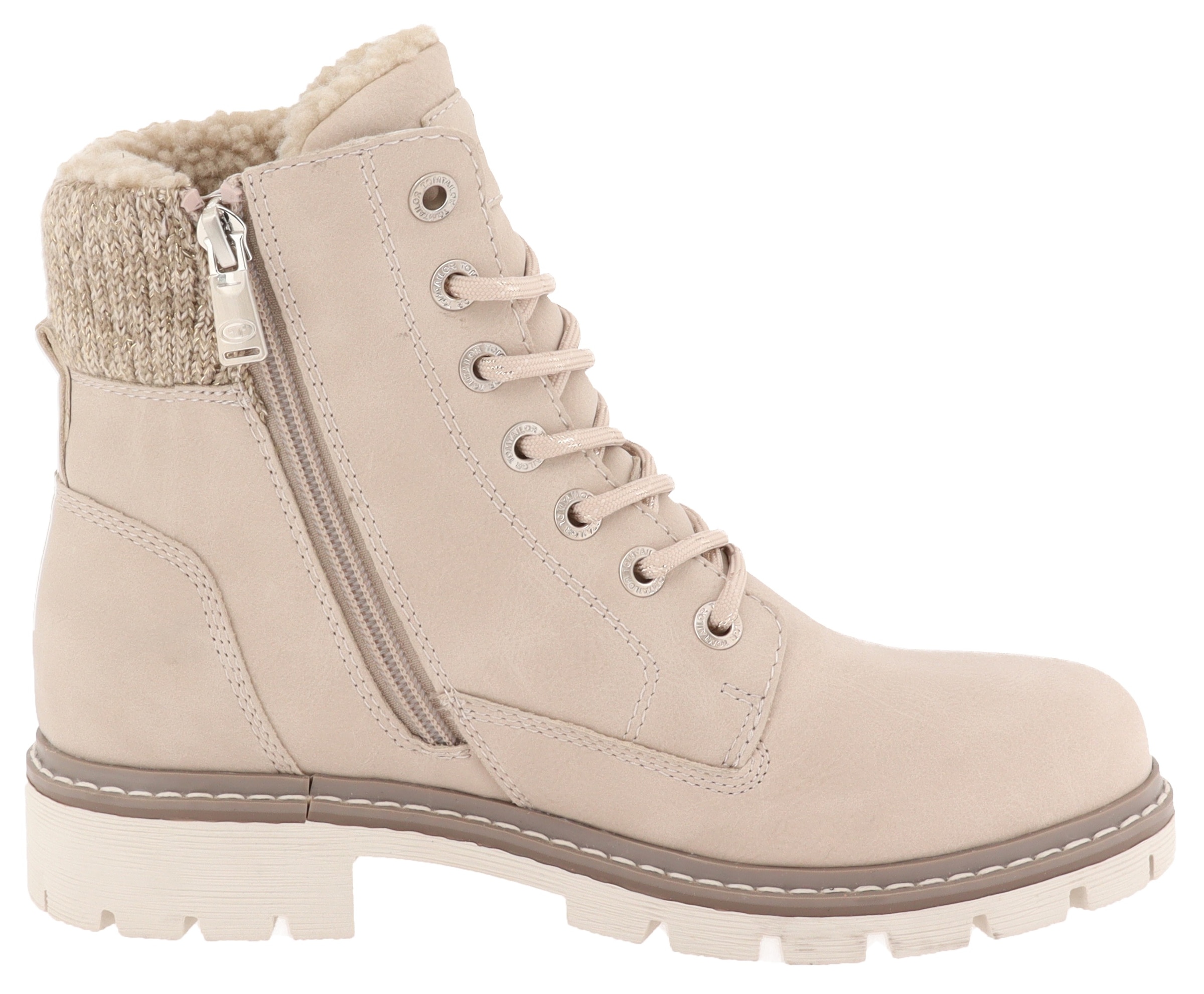 TOM TAILOR Schnürboots  Winterboots mit wasserabweisendem TEX, Komfortweite G