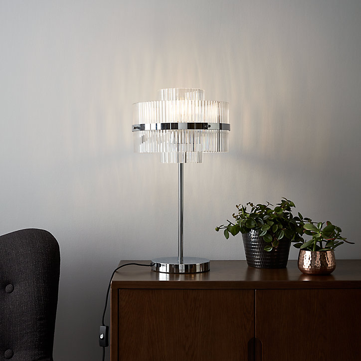 Lampe à poser Rhyolit E274 IP20 argent