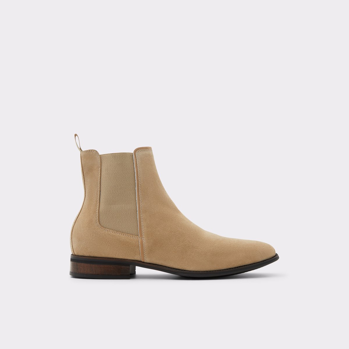 Criwienf Dark Beige Men Chelsea boots