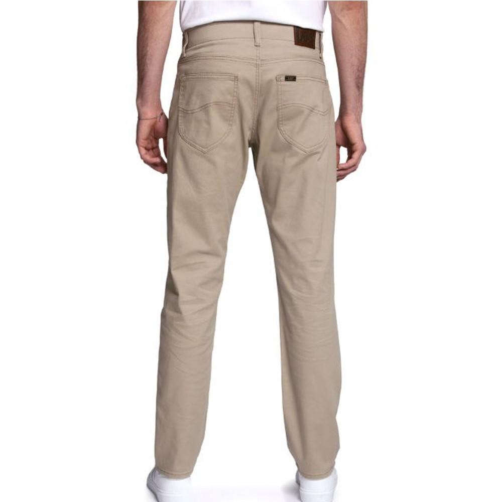 Lee Pantalon Beige Homme Lee Khaki