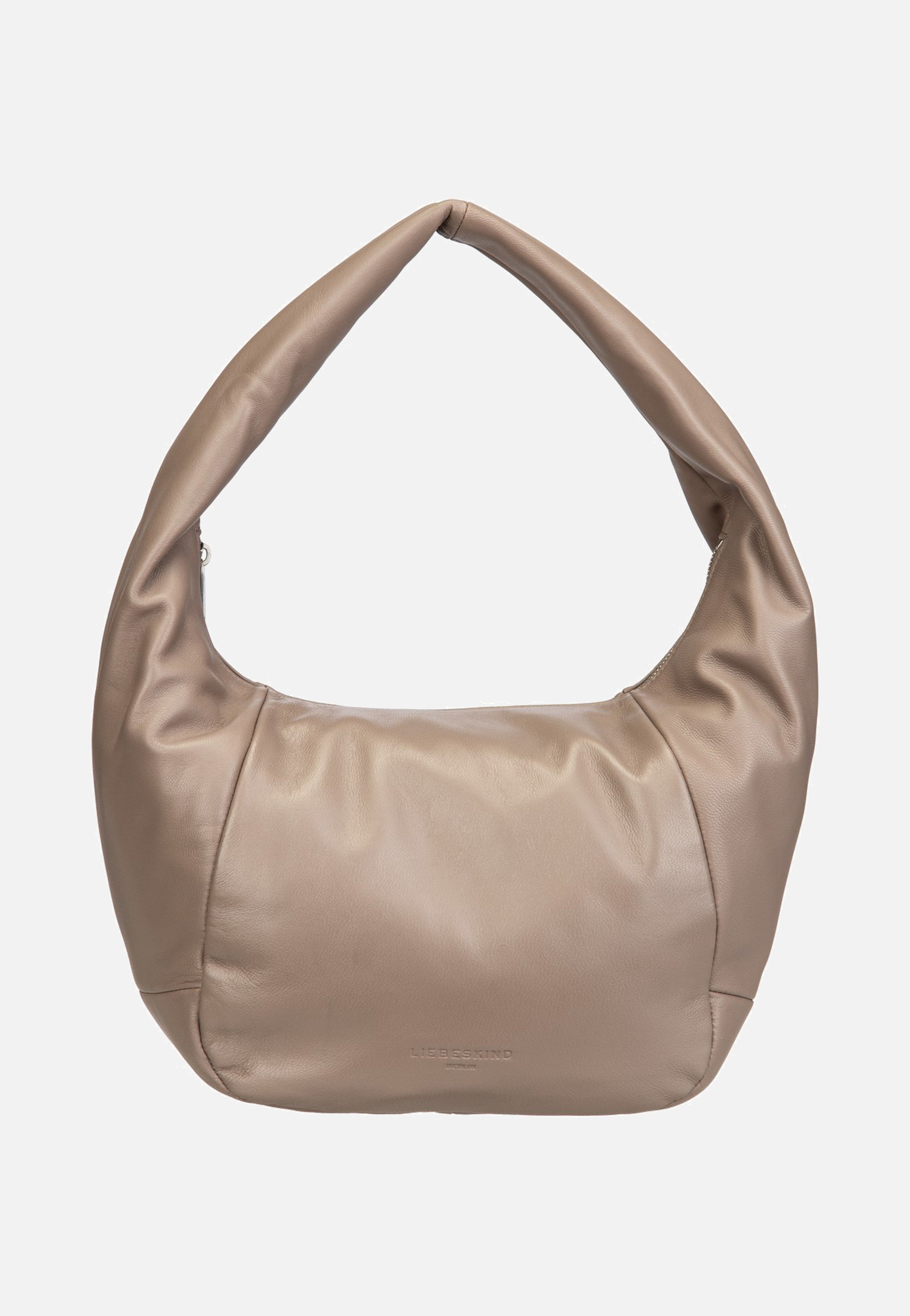 Farrah M Vintage Goat Neutral Grey - Hobo Bag