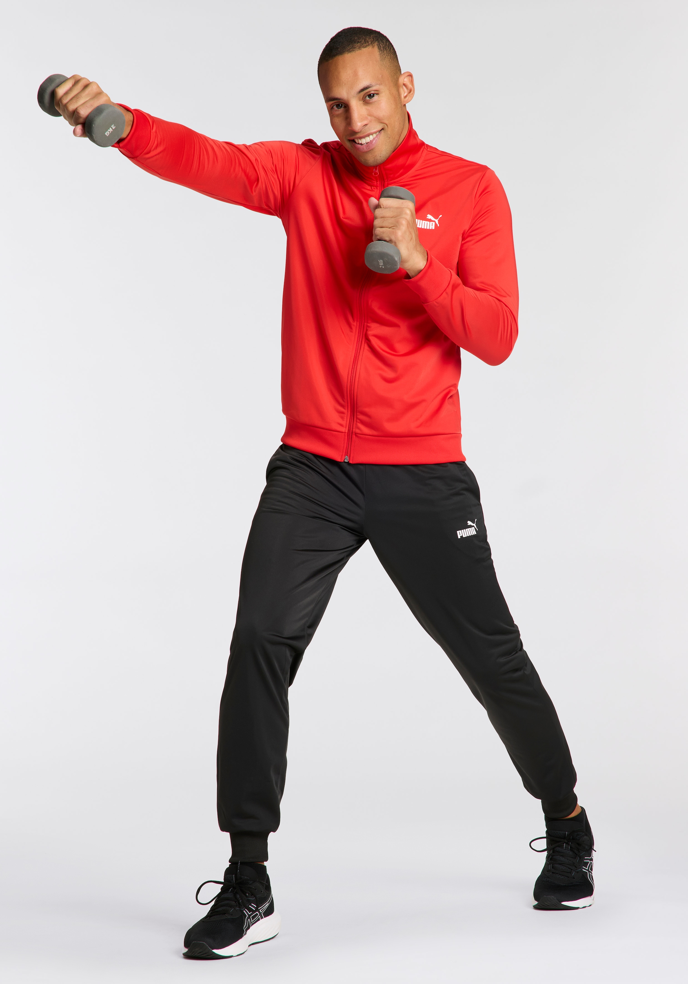 PUMA Trainingsanzug »ESS POLY SUIT CL« 2 Stk. tlg. Sportanzug im Casual Style