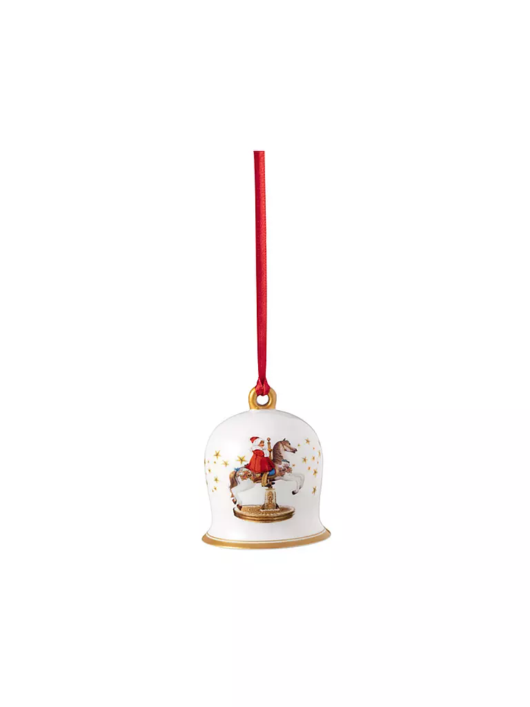 VILLEROY & BOCH Weihnachtsglocke 2024 6cm ANUAL CHRISTMAS EDITION bunt