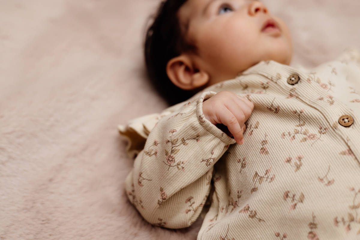 LEVV baby gebloemde blouse JAIMIE ecru/beige