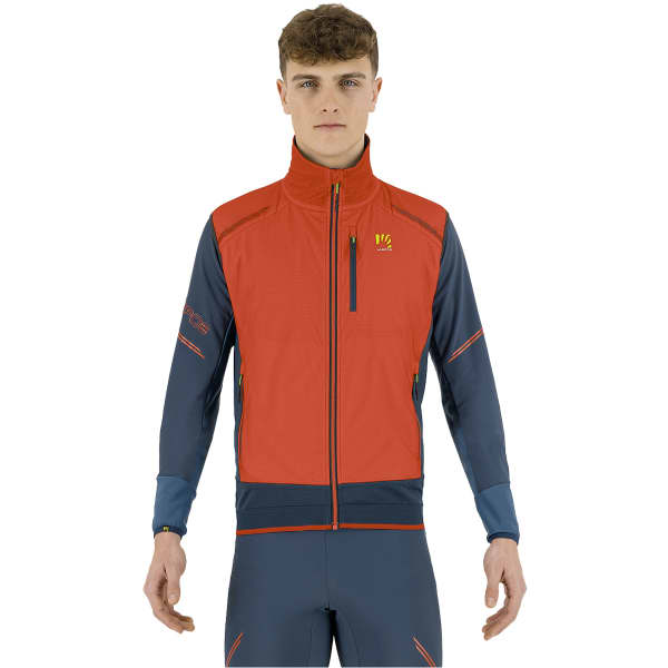 Veste softshell KARPOS ALAGNA PLUS EVO VEST FIERY RED/MIDNIGHT