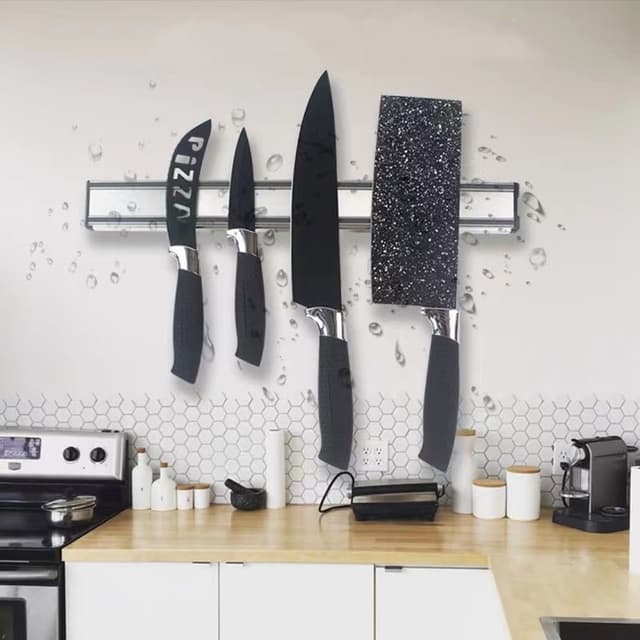 Køkken magnetisk knivholder vægmontering S