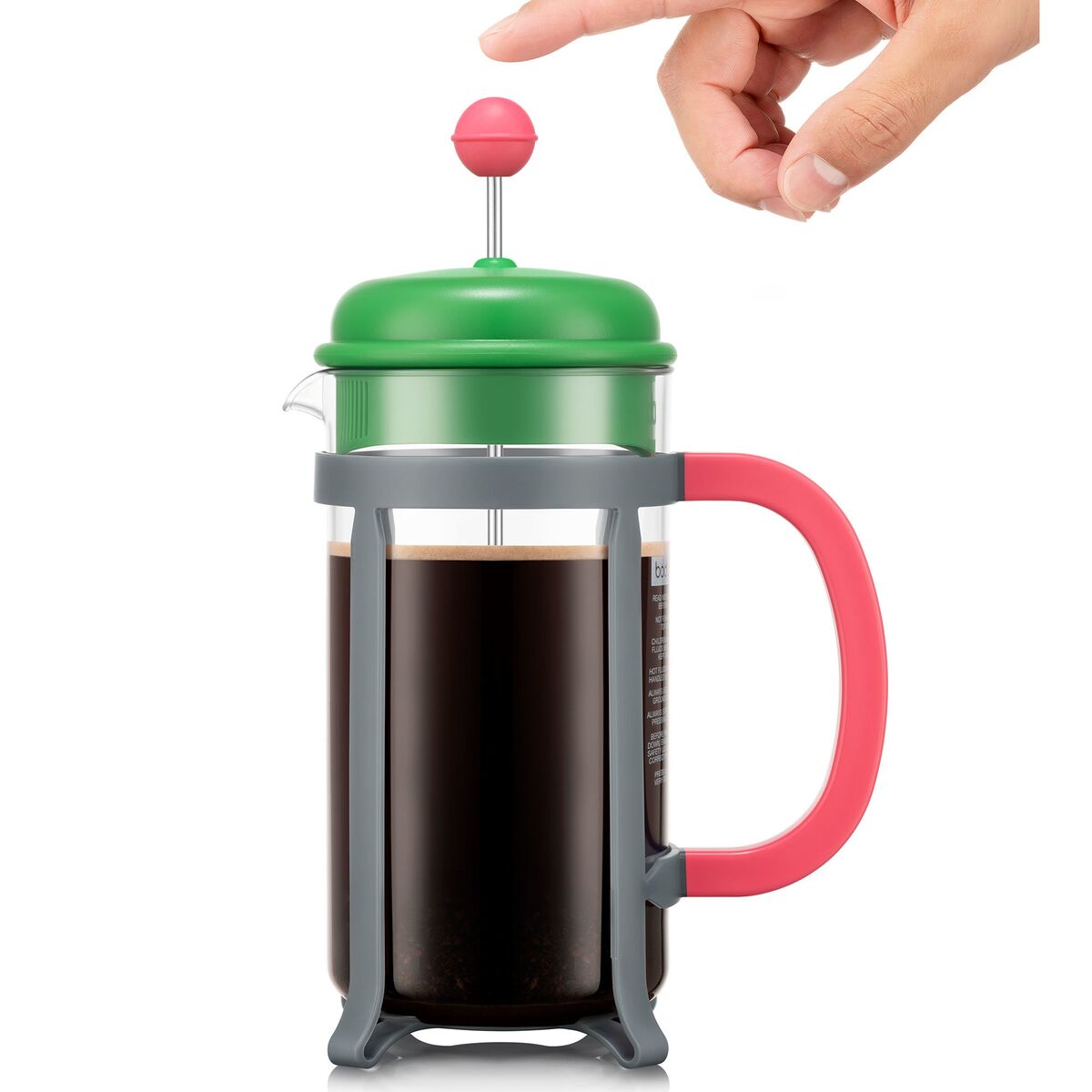 Java presskanne 8 kopper, grønn/grå