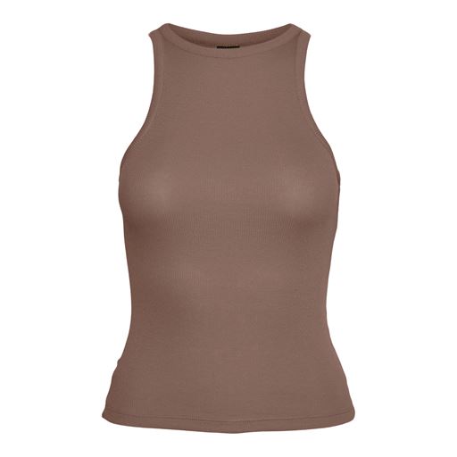 Vero Moda Roma Rib Top, Brown Lentil, XL