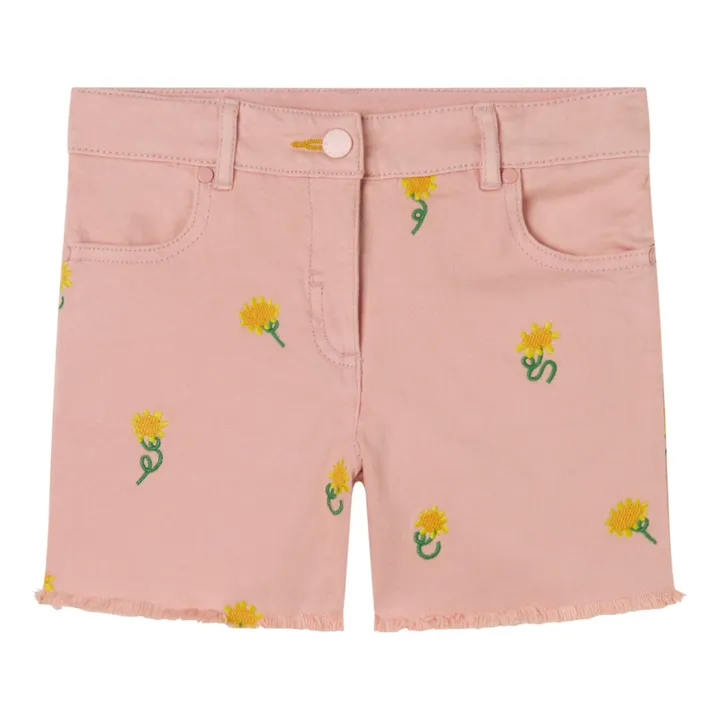 Stella McCartney Kids Short Broderie Fleur | Rose