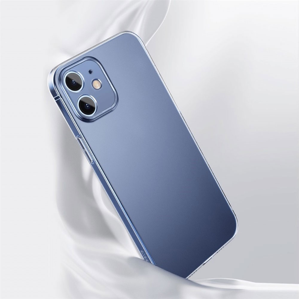 iPhone 12 Gummi Hülle Case Simple Series Ultra Thin 0.7mm - Transparent