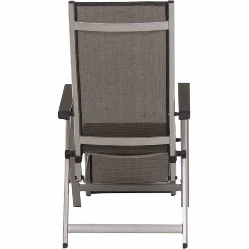 Relax-Gartenstuhl TESORO - silber-grau