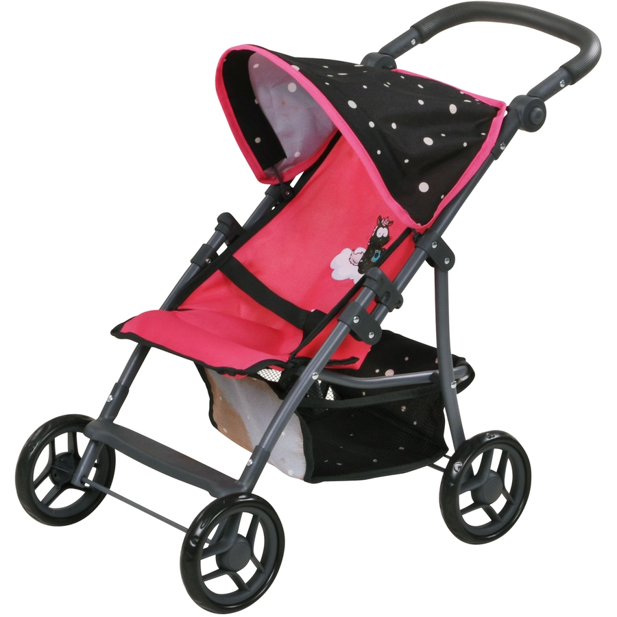 knorr toys® Puppenbuggy Liba NICI Theodor Carbon schwarz