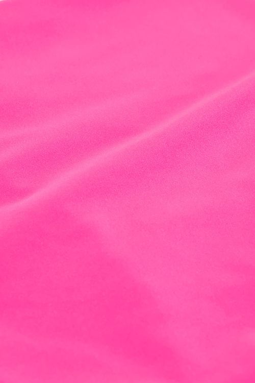 Neon roze high waist bikini broekje glanzend