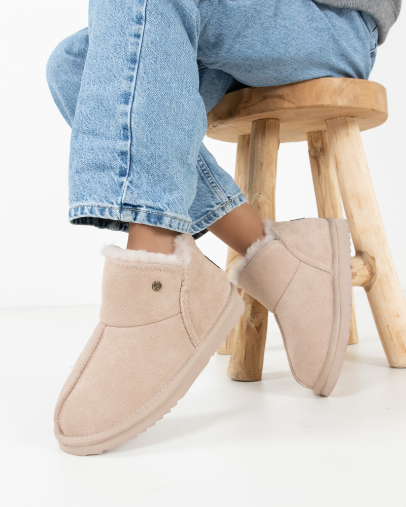 Warmbat Australia Willow Plateau Gevoerde boots  - beige