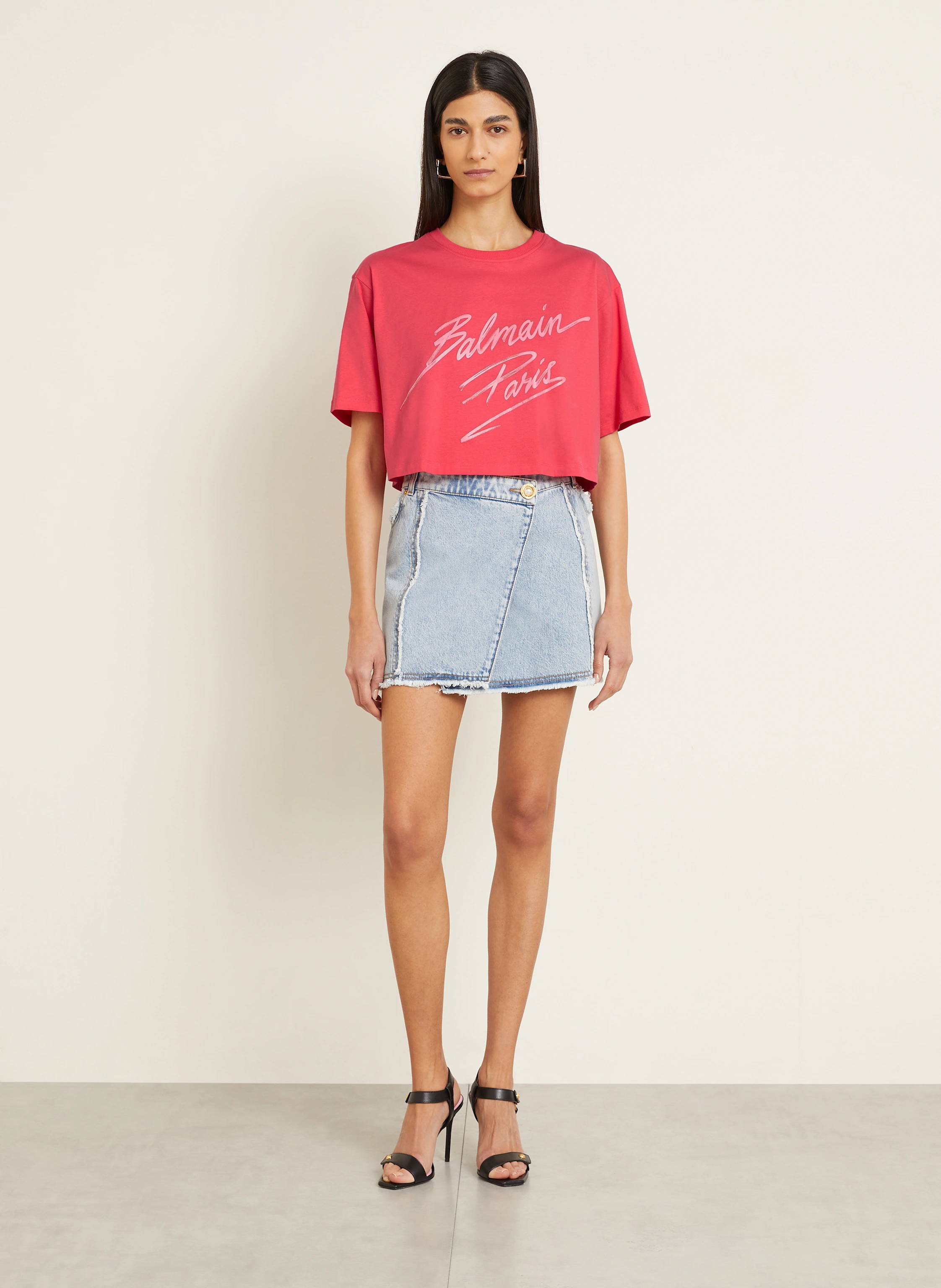 BALMAIN Cropped-Shirt