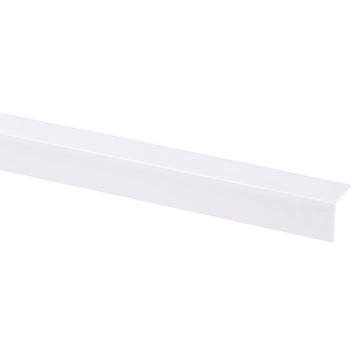 Hoekprofiel kunststof wit 20x20 mm 260 cm