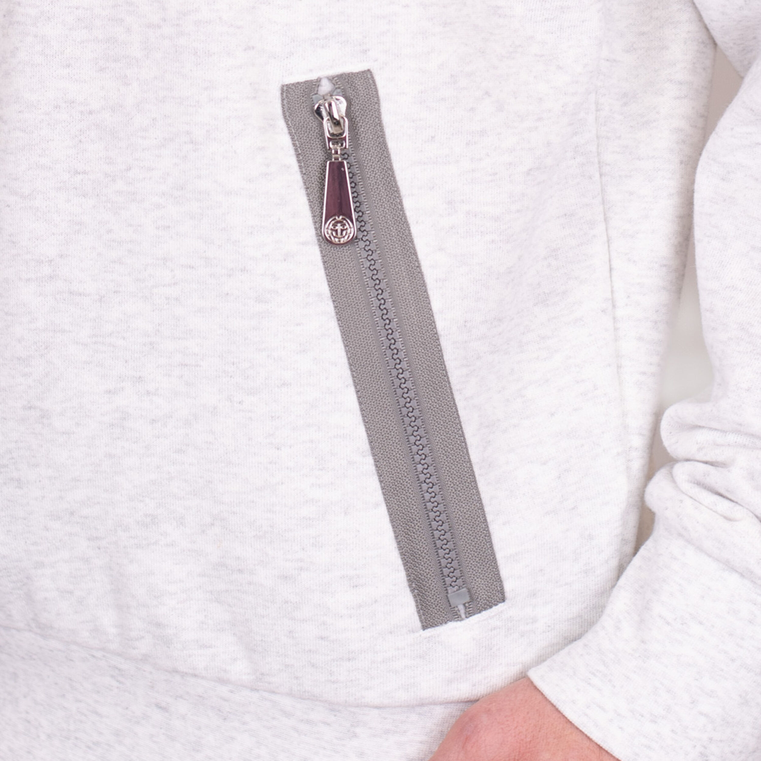 BIDI BADU Chill Crew Sweat-shirt Hommes - Crème