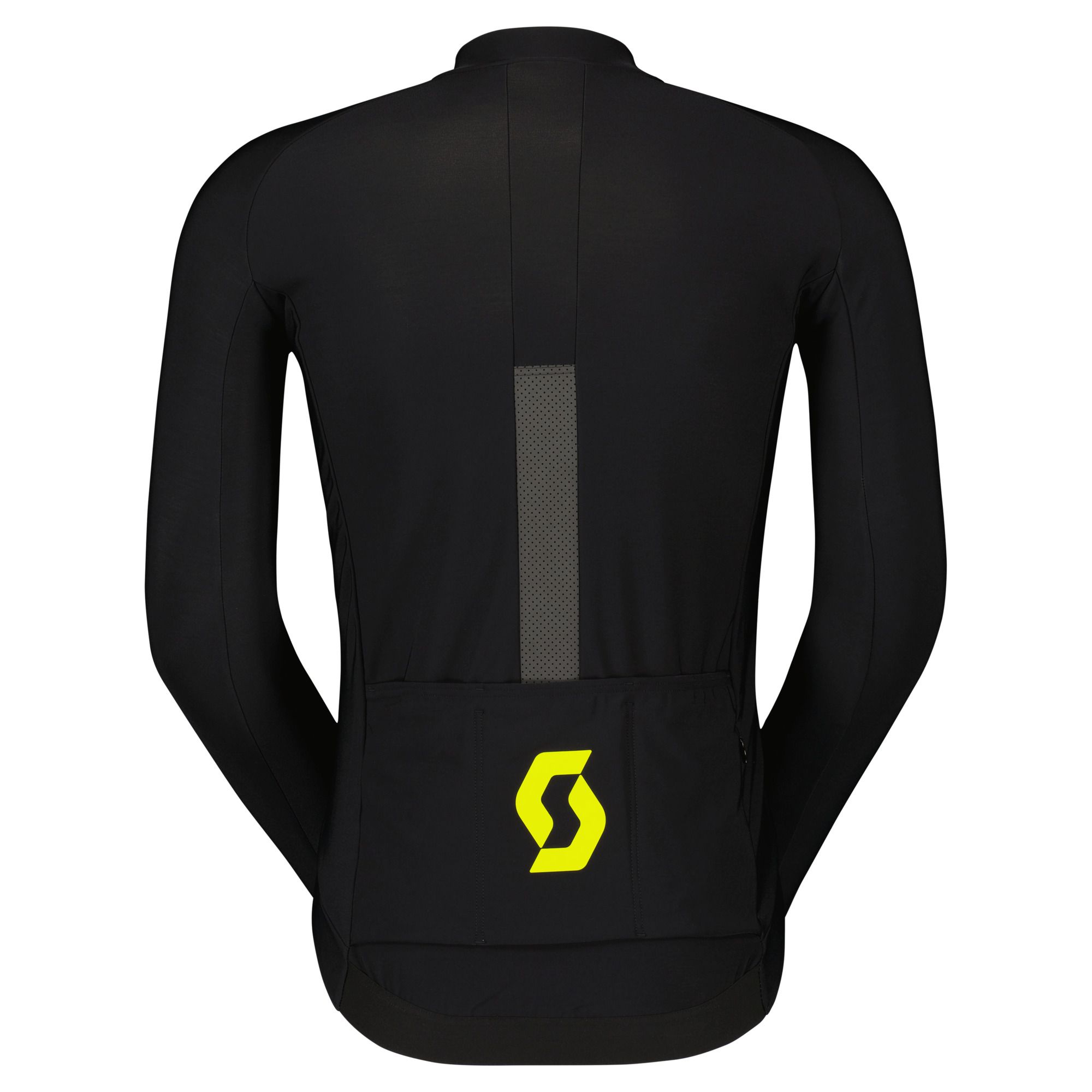 SCOTT RC Pro Warm Hybrid Gore-Tex Windstopper Jakke Sort/Gul til Mænd
