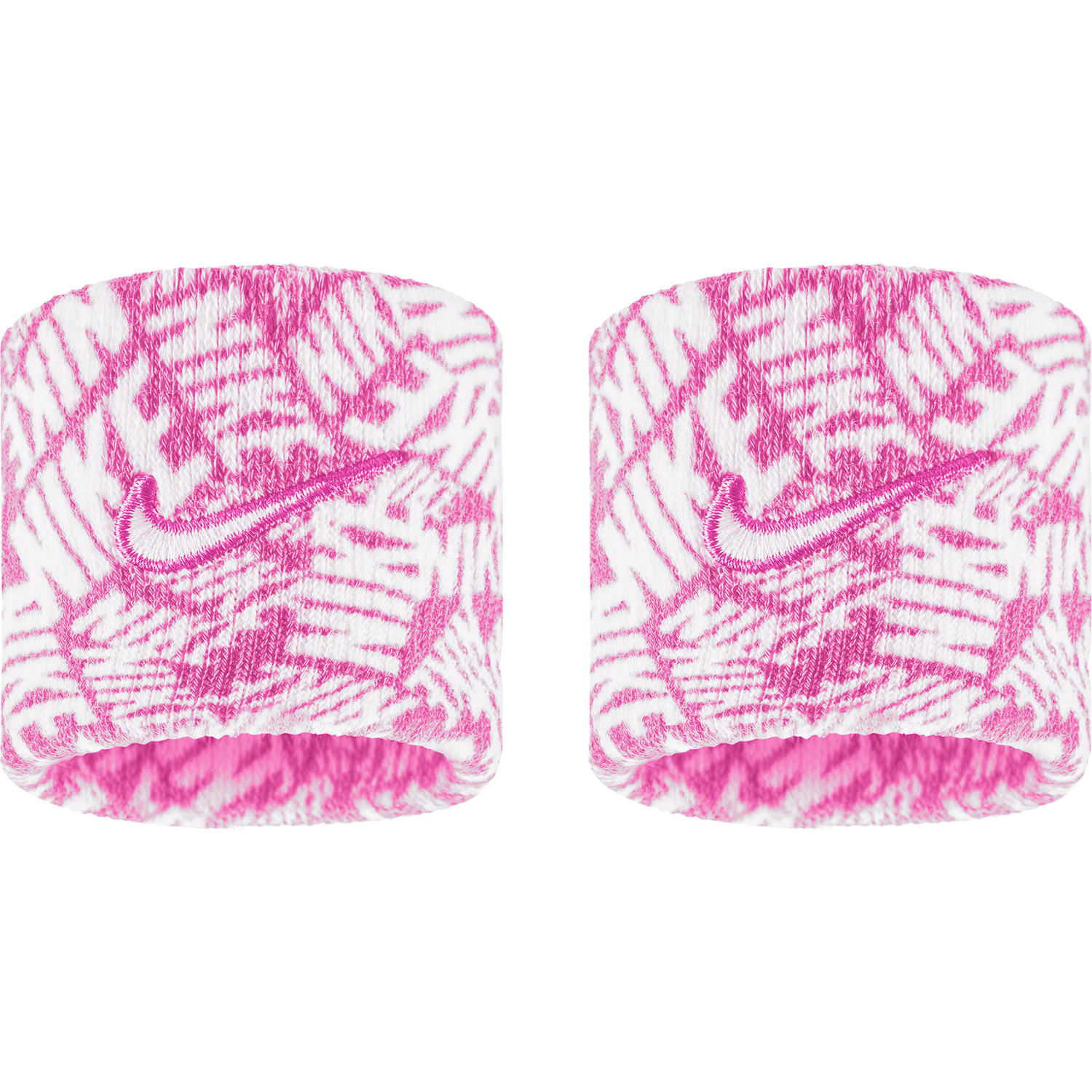 Nike Dri-Fit Swoosh Classic Print Wristband 2-Pack