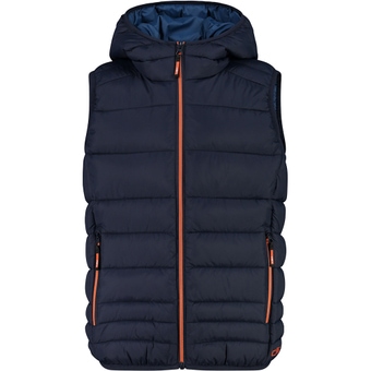 CMP Boys Thermo Feel Warm Weste Black Blue Kinder