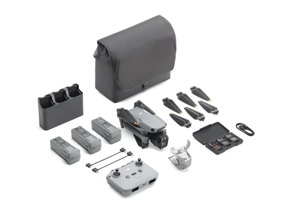 DJI Air 3S Fly More Combo (DJI RC-N3) - Drone - USB