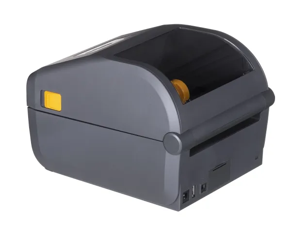 Zebra ZD421t - Etiketprinter - termo transfer - Rulle (11,2 cm) - 203 dpi - op til 152 mm/sek. - USB 2.0, USB vært - grå