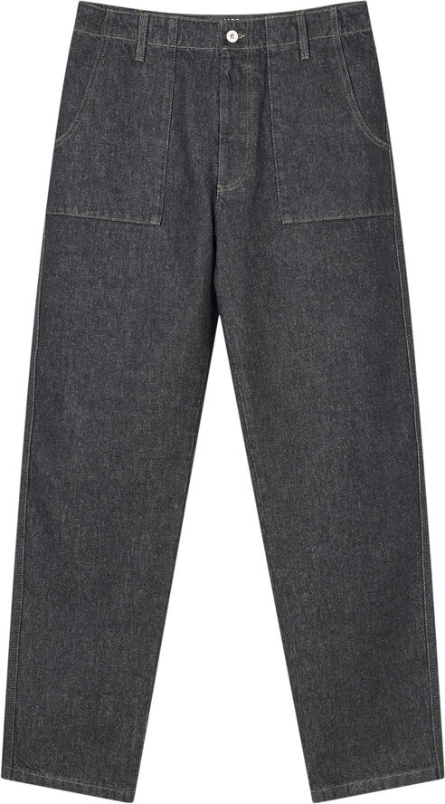 Mads Nørgaard - Copenhagen Arizona Black Denim Jay Work Pants Sort
