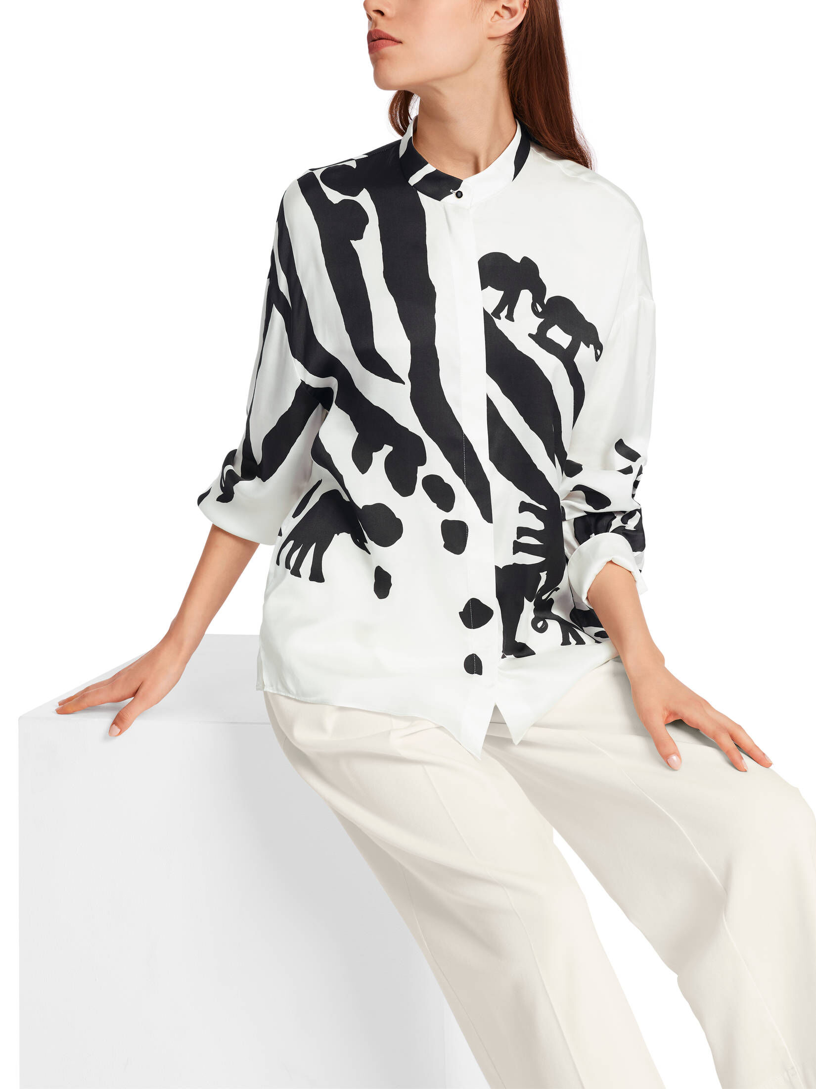 Marc Cain| Damen Bluse Langarm