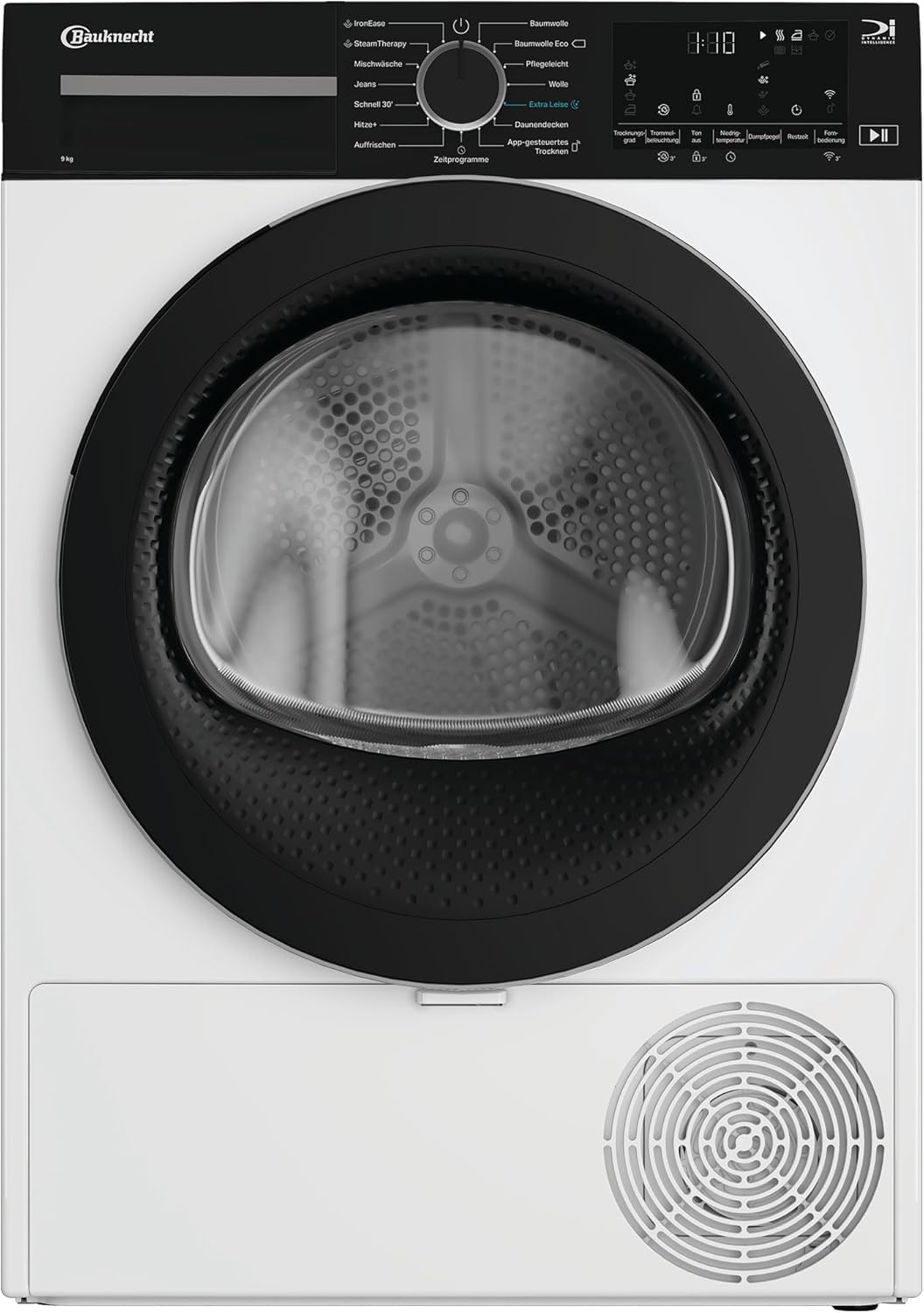 Bauknecht BD 9C WBS Wärmepumpentrockner / 9 kg/Precision Dry - Intelligentes Trocknen/Inverter Motor/Silent Spin – leises Trocknen/HomeWhiz App - schnelle und intuitive Bedienung