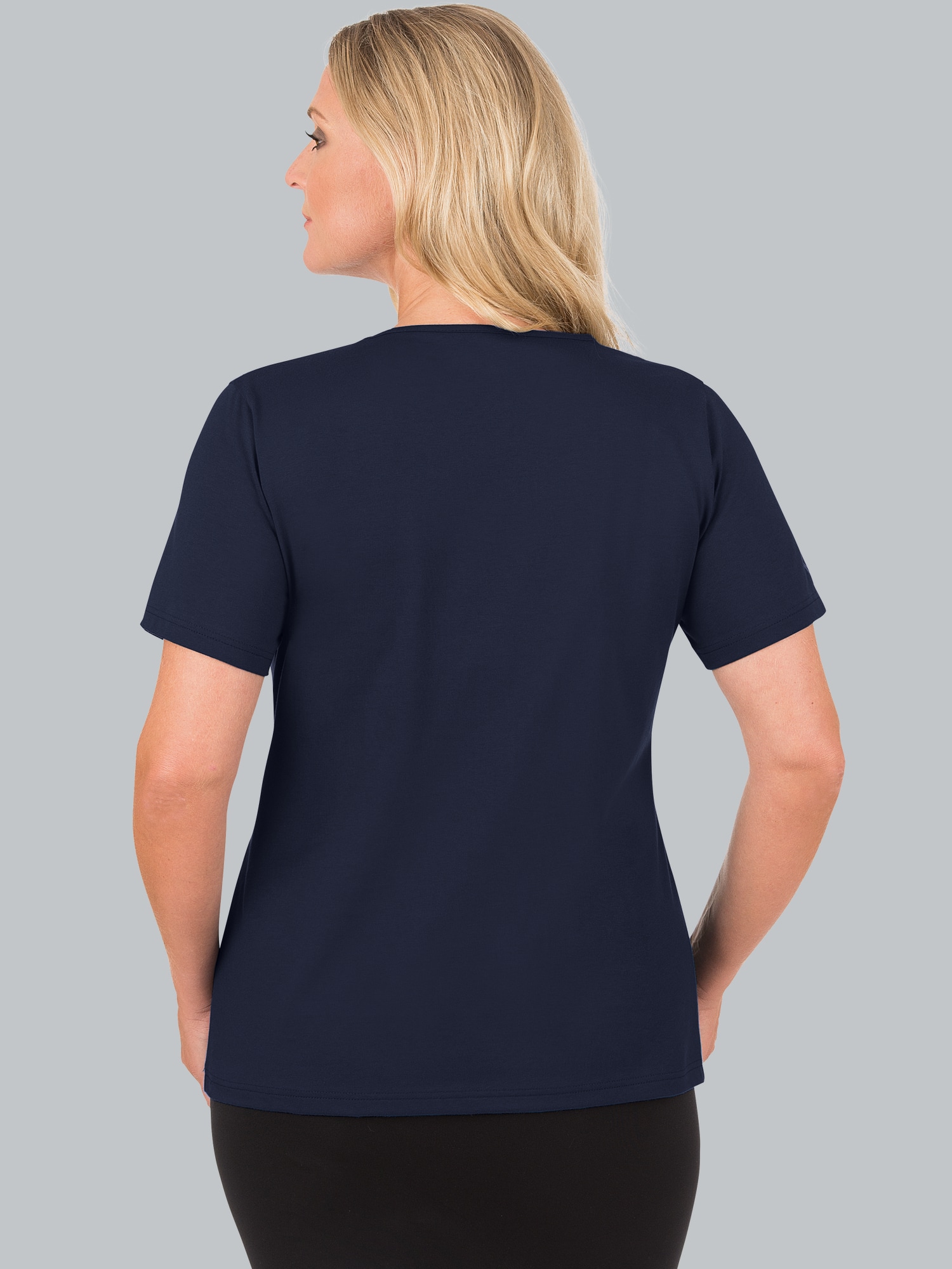 T-Shirt aus Biobaumwolle Navy-C2C