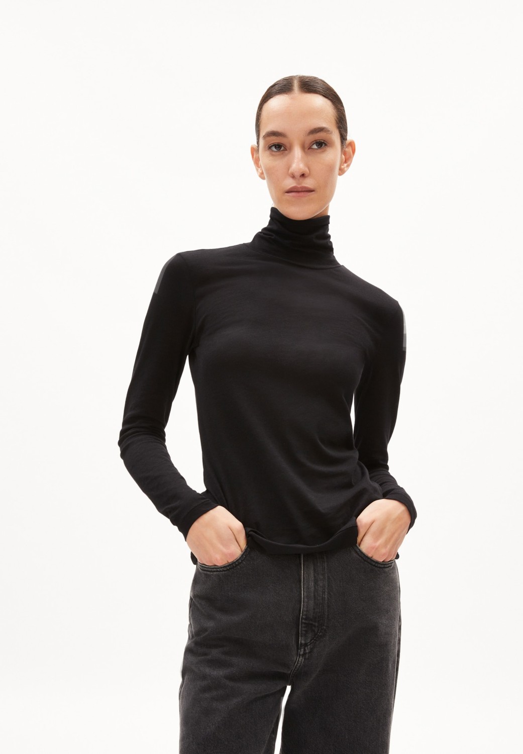 Armedangels Longsleeve Graziliaa Soft Black