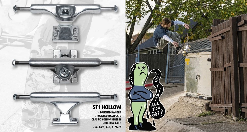 Slappy Trucks STF1 Hollow Polished 8.0