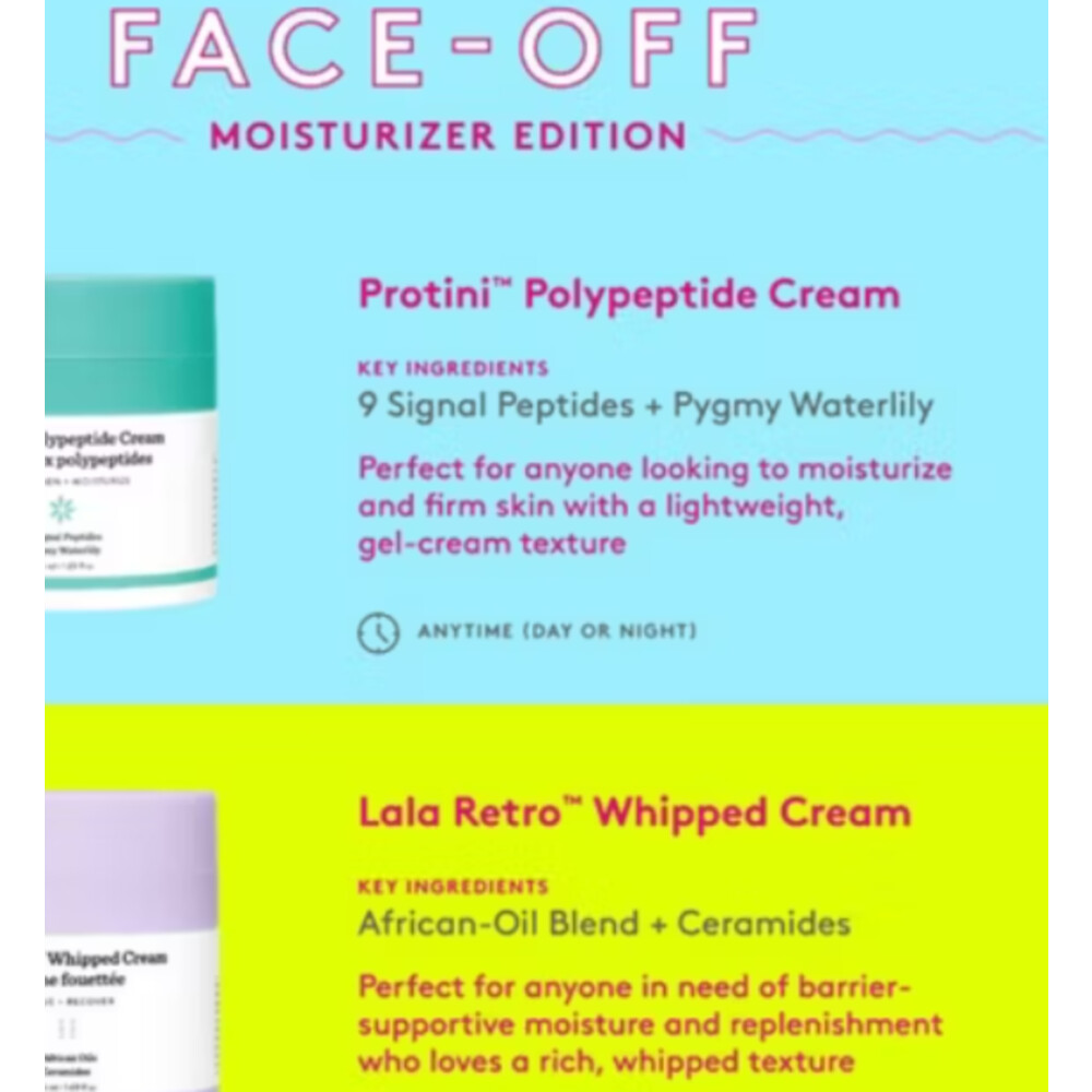 Drunk Elephant Protini Polypeptide Cream Mini Gezichtscrème15 ml