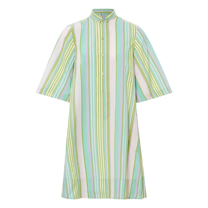 Laurence Bras Robe Jacob Rayures | Turquoise