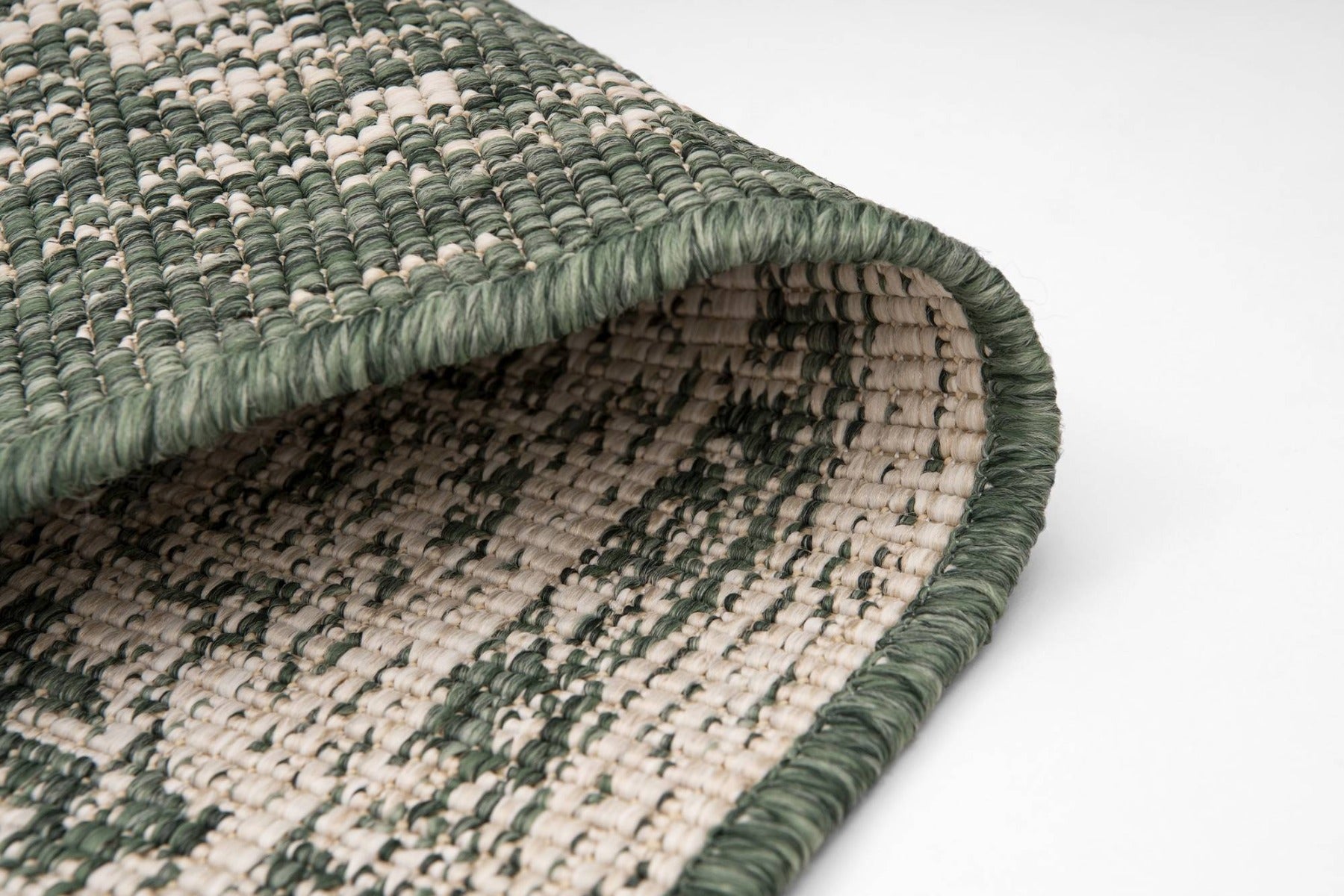 Buiten vloerkleed sage - Groen -  dubbelzijdig - EVA Interior