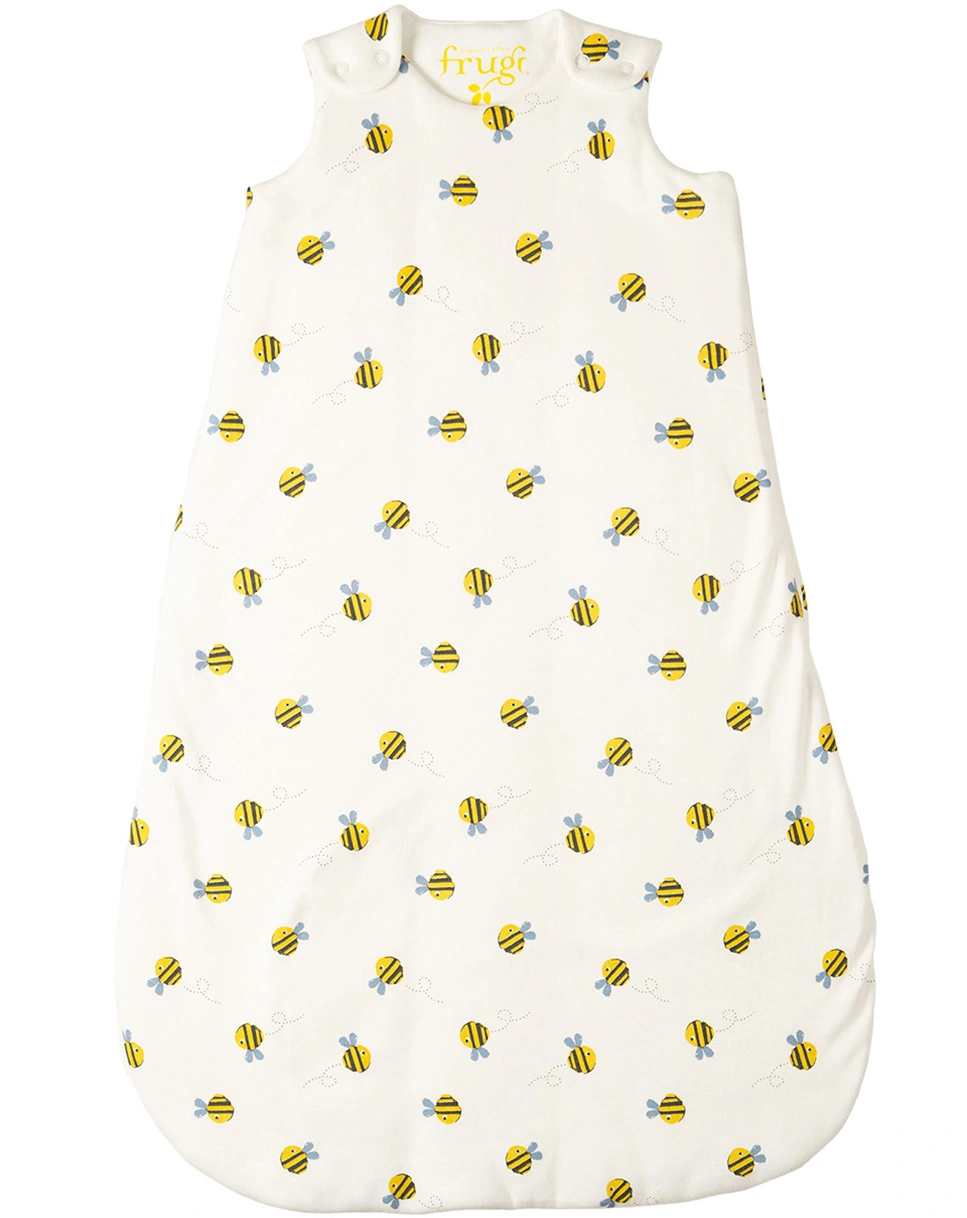 Schlafsack SNUGGLER - BEE in weiß