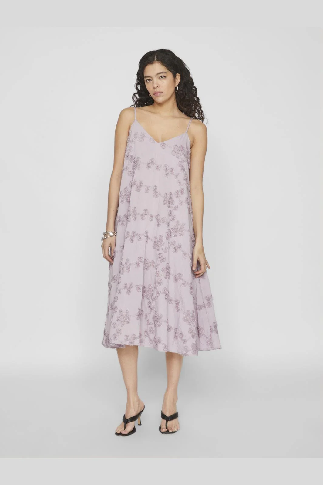Vila Vidhara S/L Midi Dress/Rou