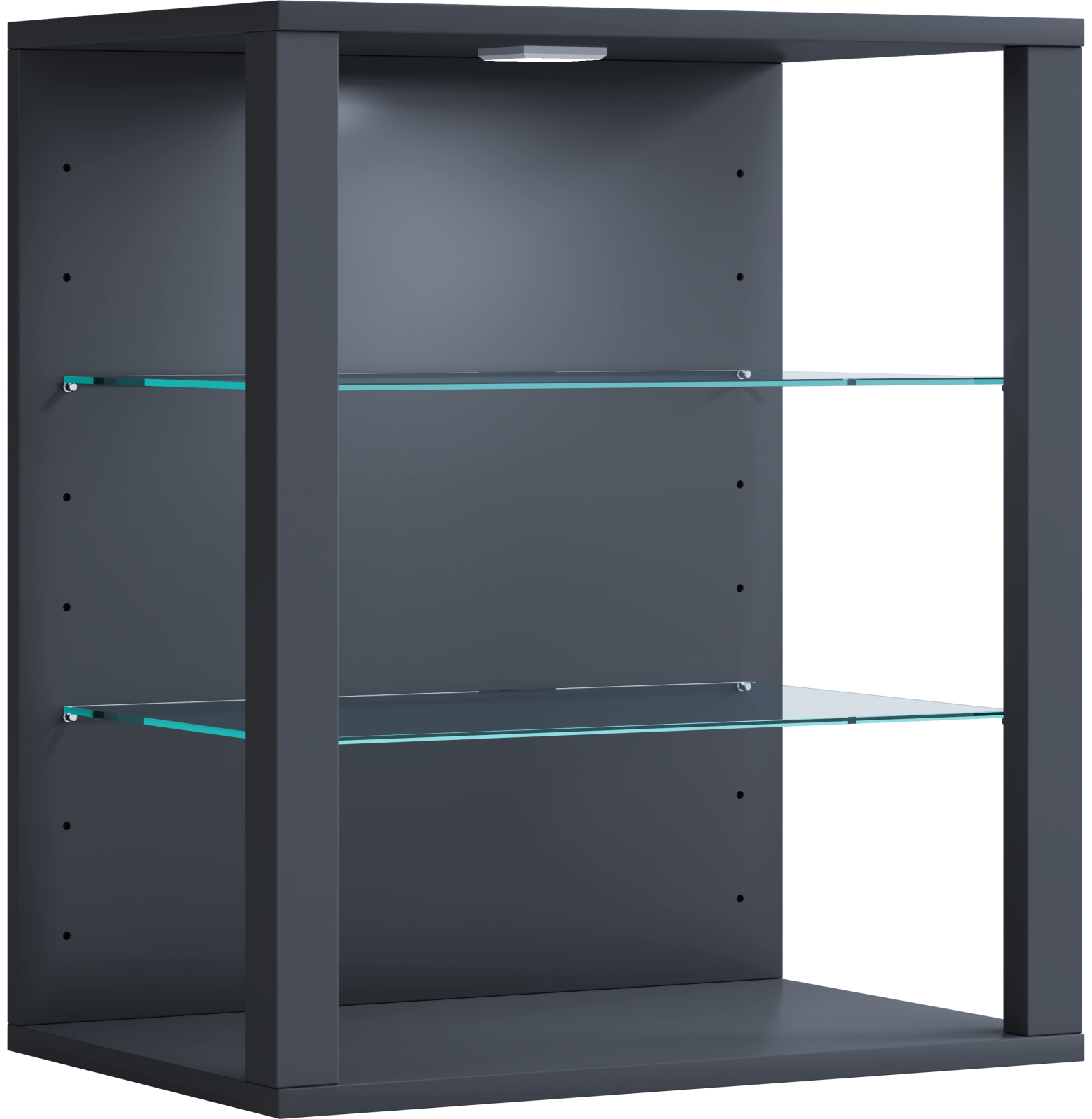 Wandvitrine GLASOL SW - anthrazit - 52x60 cm